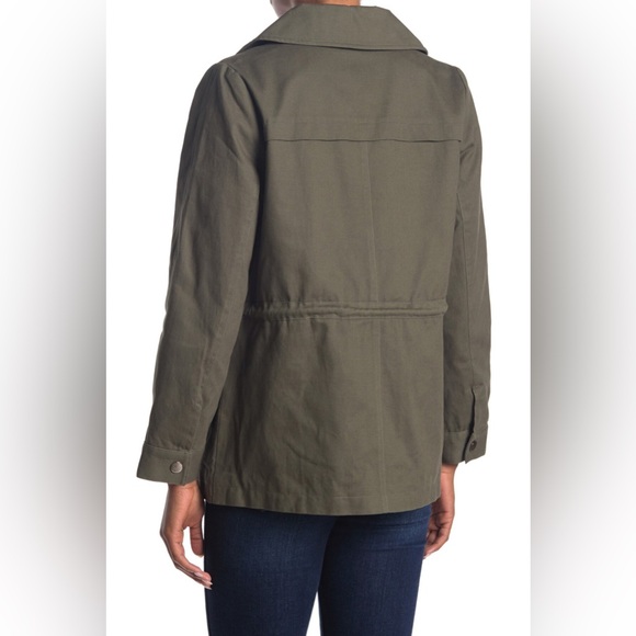 ModCloth Army Green Escape Into Nature Full Zip Utility Jacket 4XL - Picture 3 of 16